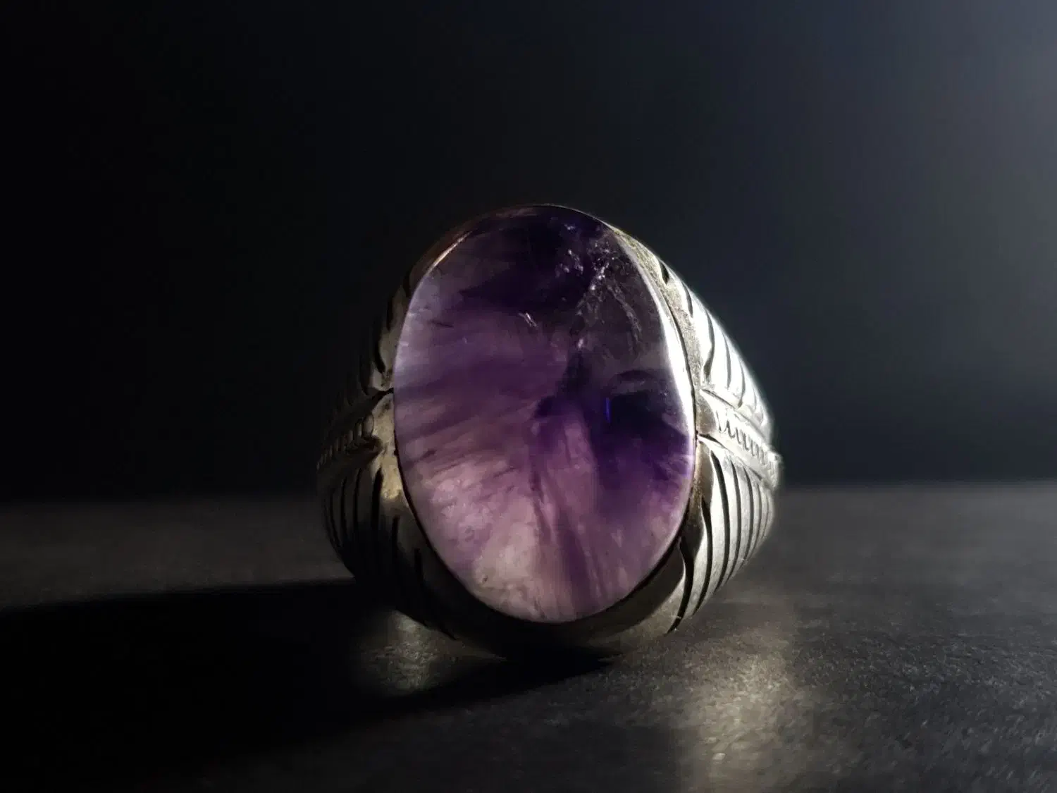 انگشتر نقره آماتیس|جواهرات|گرگان, |دیوار