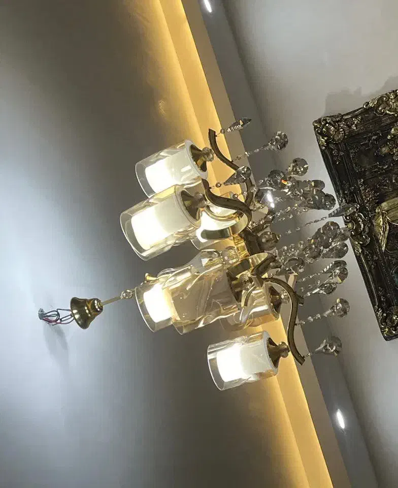 لوستر|لوستر و چراغ آویز|مشکین‌دشت, |دیوار