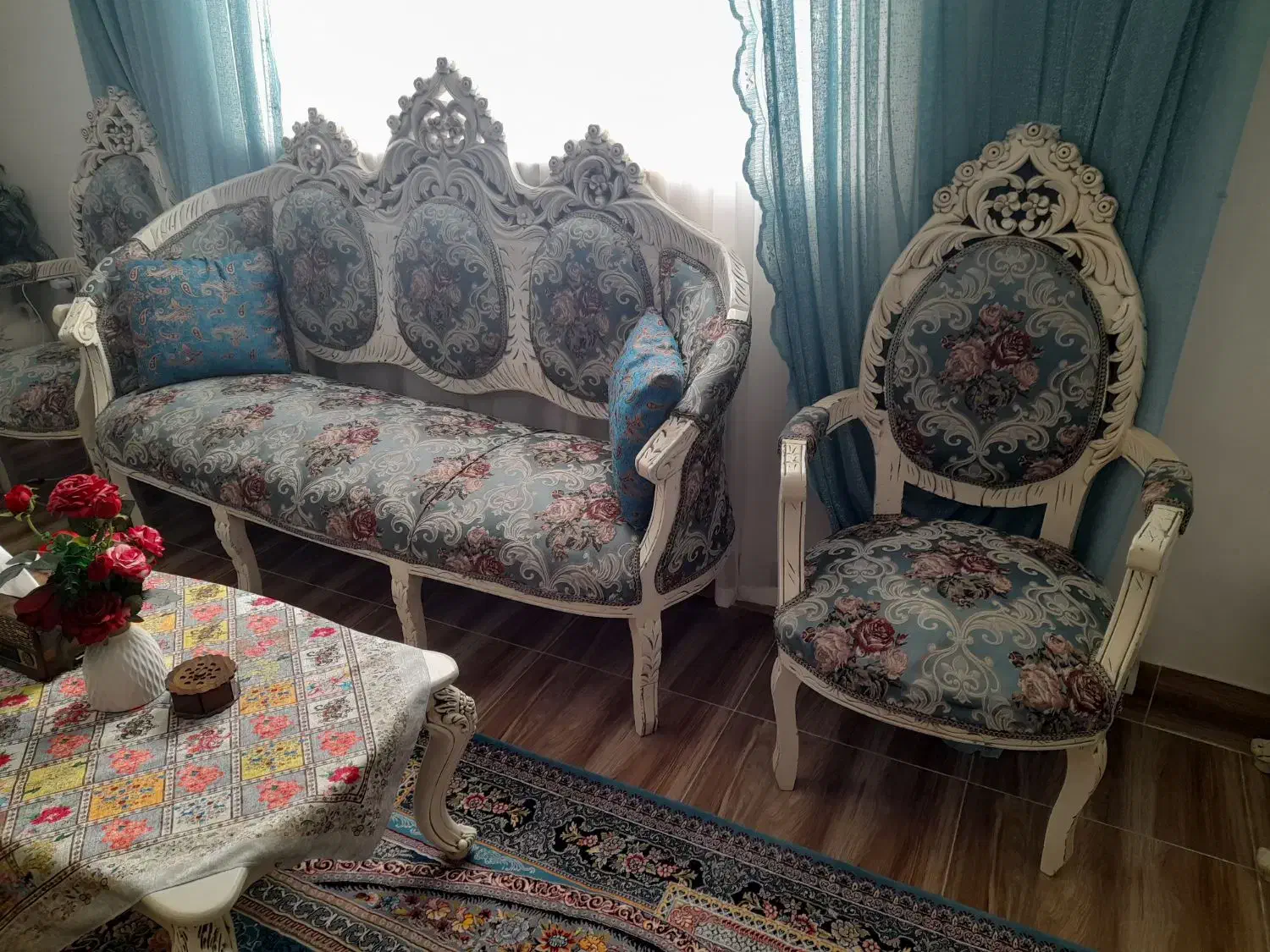 مبل سلطنتی|مبلمان خانگی و میز عسلی|کلاله, |دیوار