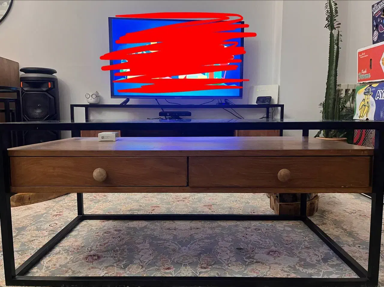 ست میز وسط و میز تلوزیون و عسلی|مبلمان خانگی و میز عسلی|رودهن, |دیوار