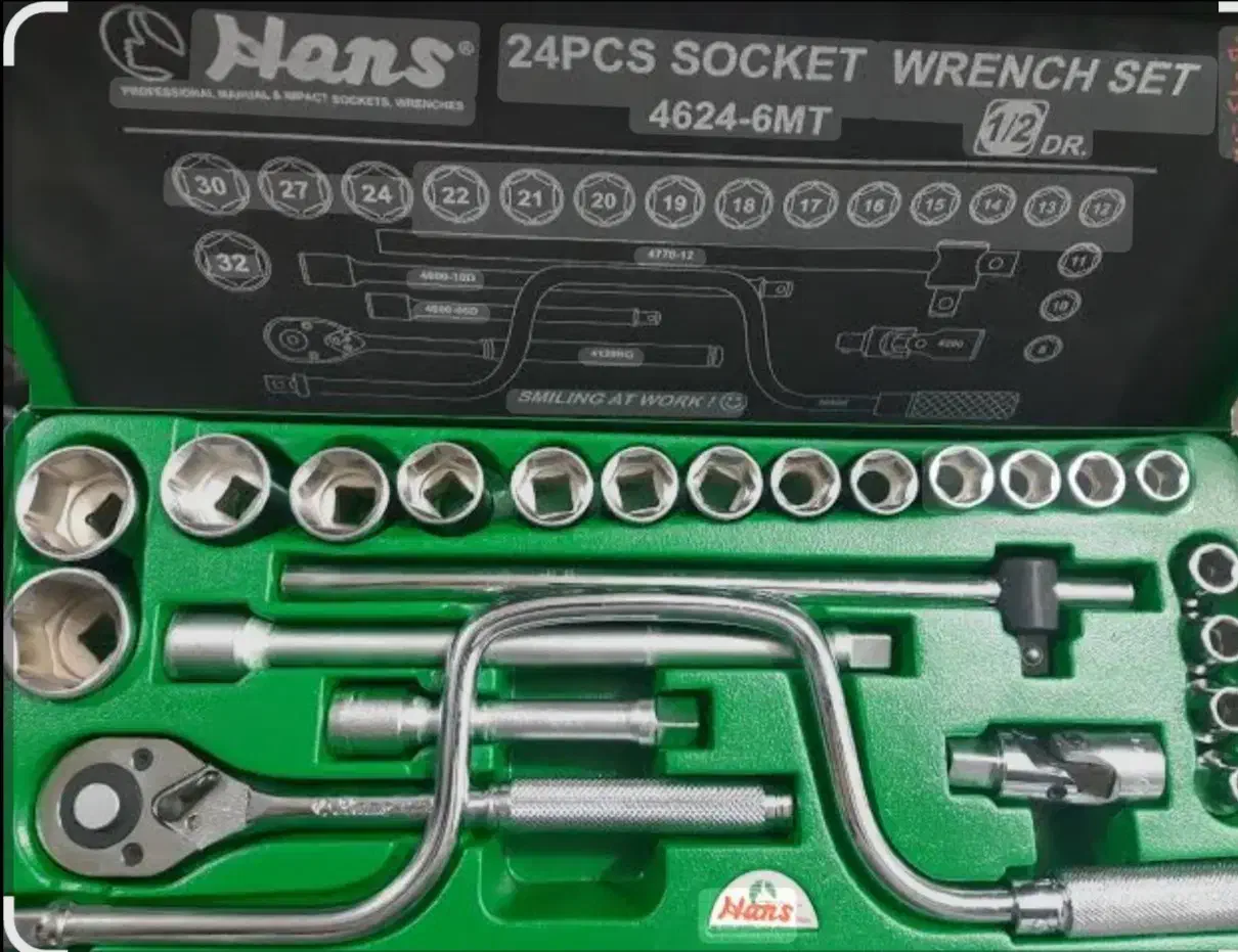 جعبه بکس ۲۴ پارچه نو هنس|ابزارآلات|مرند, |دیوار