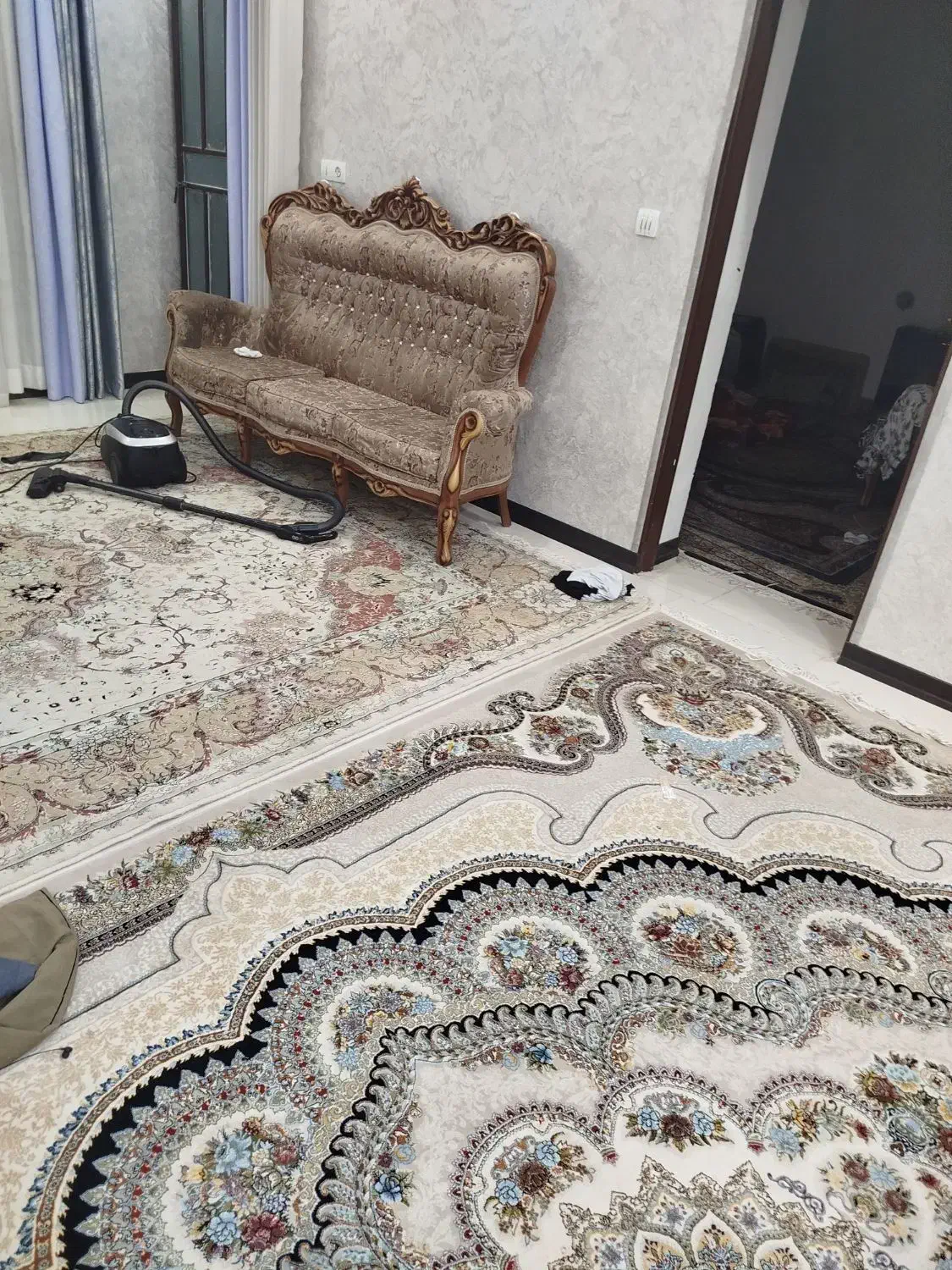 مبل سلطنتی ۹نفره|مبلمان خانگی و میز عسلی|شیراز, حجت آباد|دیوار