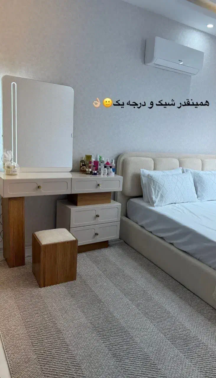 تولید کننده انواع میز آرایش|تخت و سرویس خواب|قم, شهرک امام حسین|دیوار