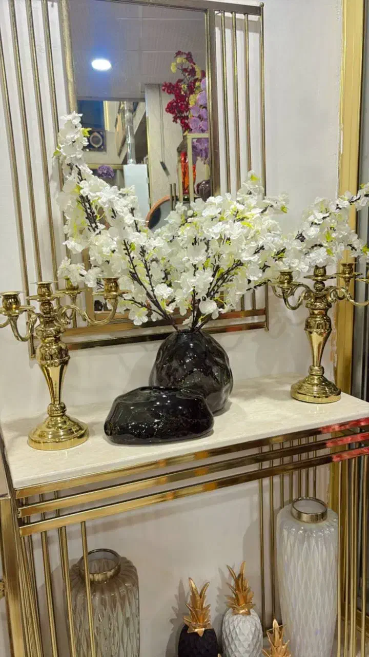 گلدان رنگی و جادستمالی|گل مصنوعی|مهاباد (آذربایجان غربی), |دیوار