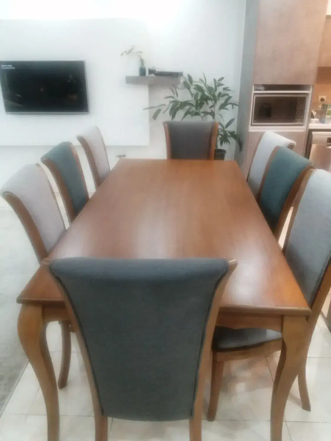 فروش میز نهار خوری هشت نفره|میز و صندلی غذاخوری|شیراز, شهرک سراج|دیوار