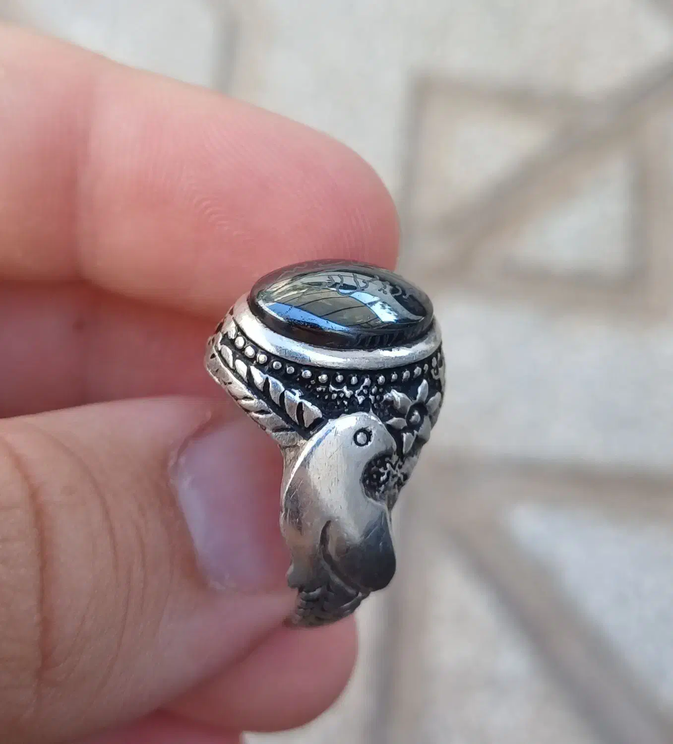 انگشتر نقره حدید|کلکسیون اشیاء عتیقه|سبزوار, توحیدشهر|دیوار