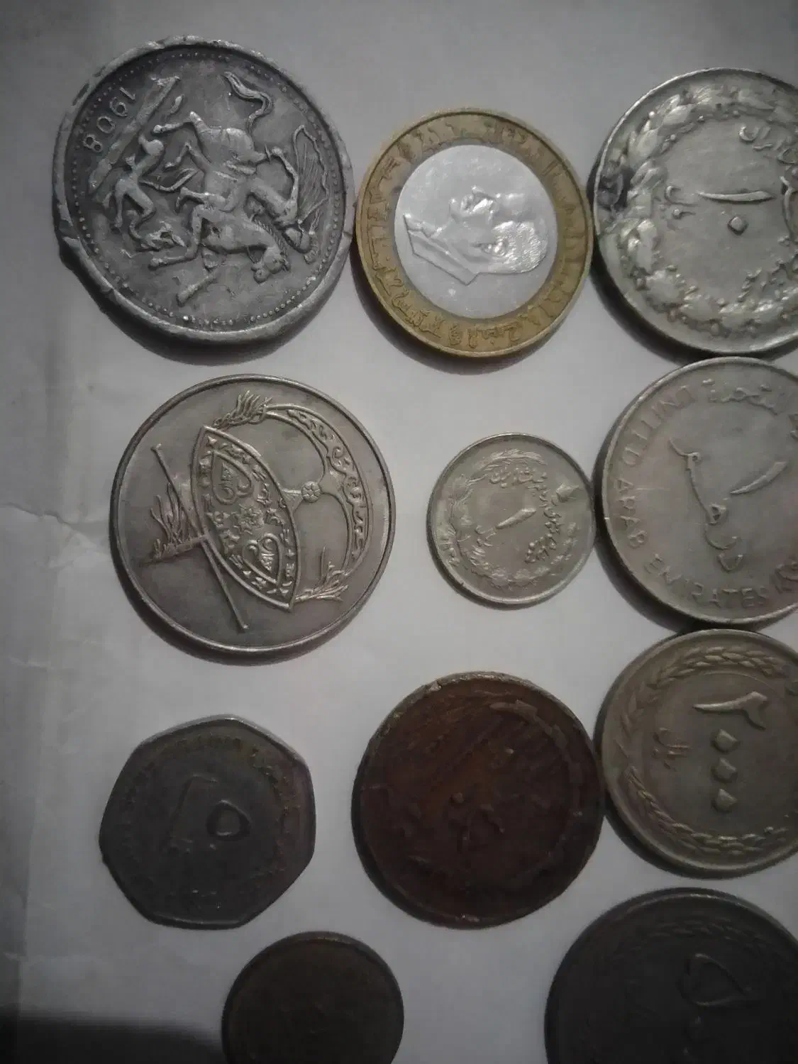 چندعددسکه قدیمی خارجی|کلکسیون سکه، تمبر، اسکناس|خان ببین, |دیوار