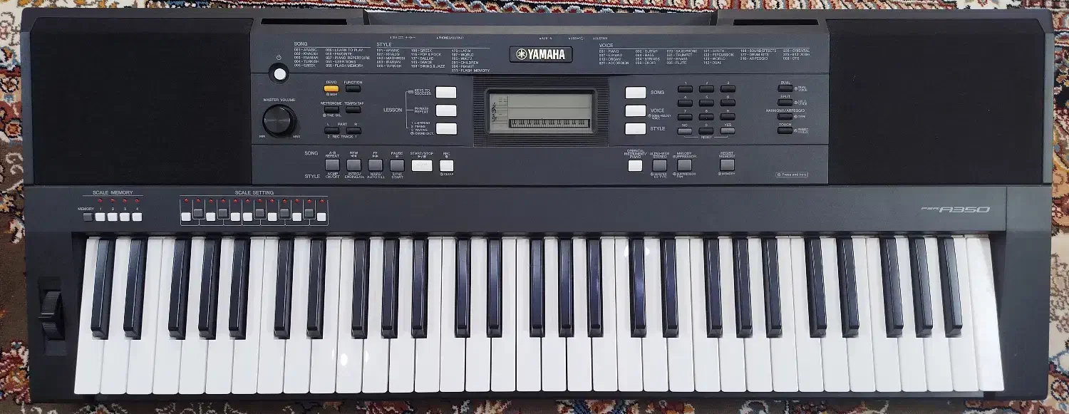 ارگ یاماها psr-a350 اورینتال|پیانو، کیبورد، آکاردئون|شاهین‌شهر, اقبال لاهوری|دیوار