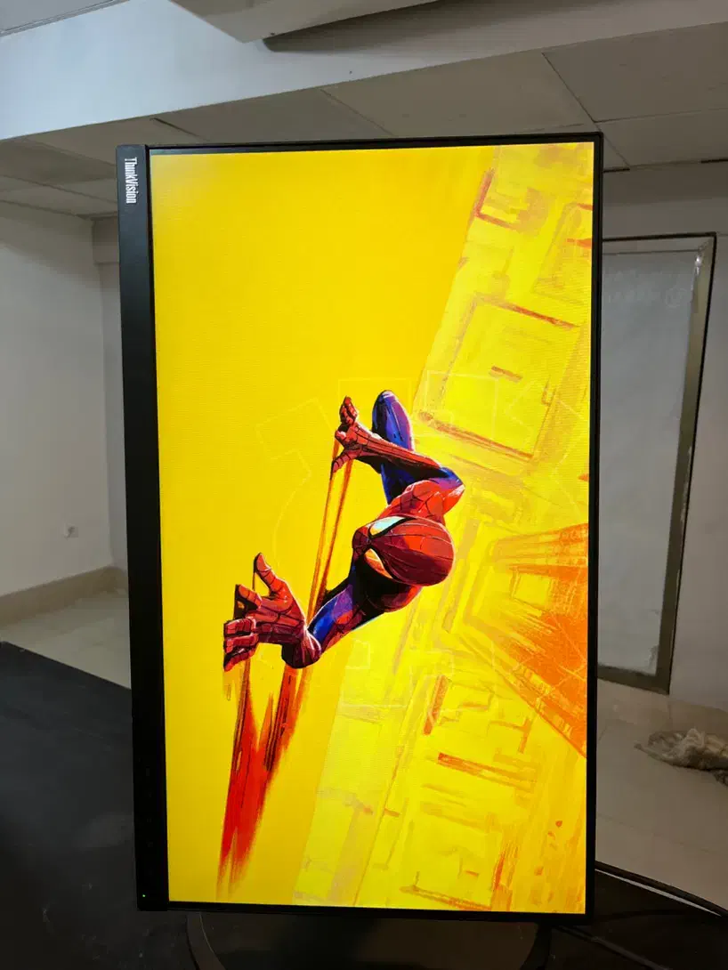 مانیتور Lenovo T24i پنل IPS خروجی HDMI|قطعات و لوازم جانبی رایانه|قم, انسجام|دیوار