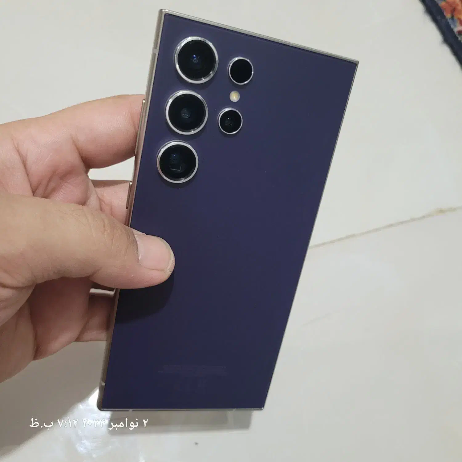 معاوضه و فروش s24 ultra بنفش خاص|موبایل|رشت, معلم|دیوار