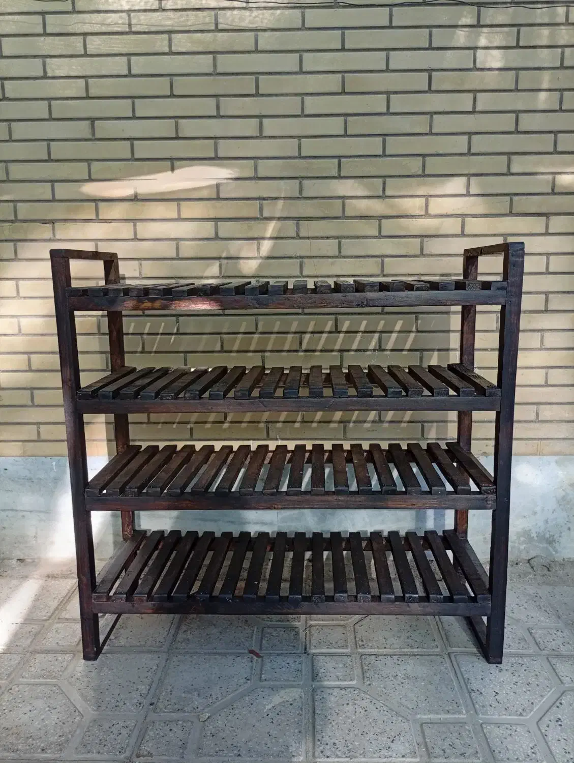 جاکفشی چوبی|جاکفشی، کمد، دراور|جهرم, |دیوار