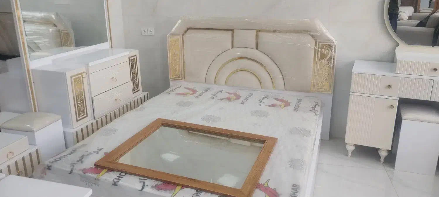 کمد میز تی وی سرویس خواب تشک رویال|تخت و سرویس خواب|شاهرود, |دیوار