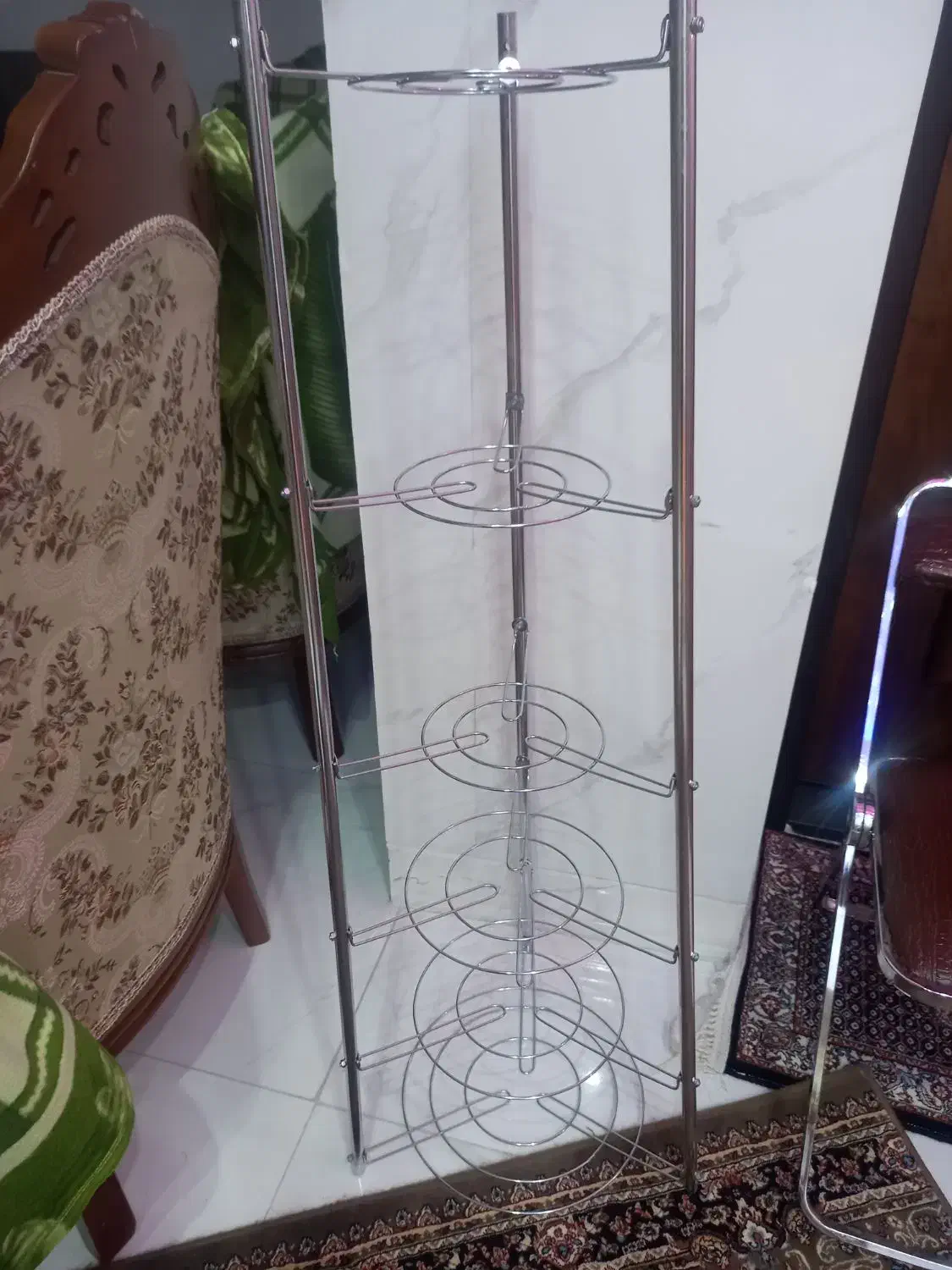 استندقابلمه فلزی ۶طبقه|آبچکان و نظمدهنده ظروف|سلماس, |دیوار