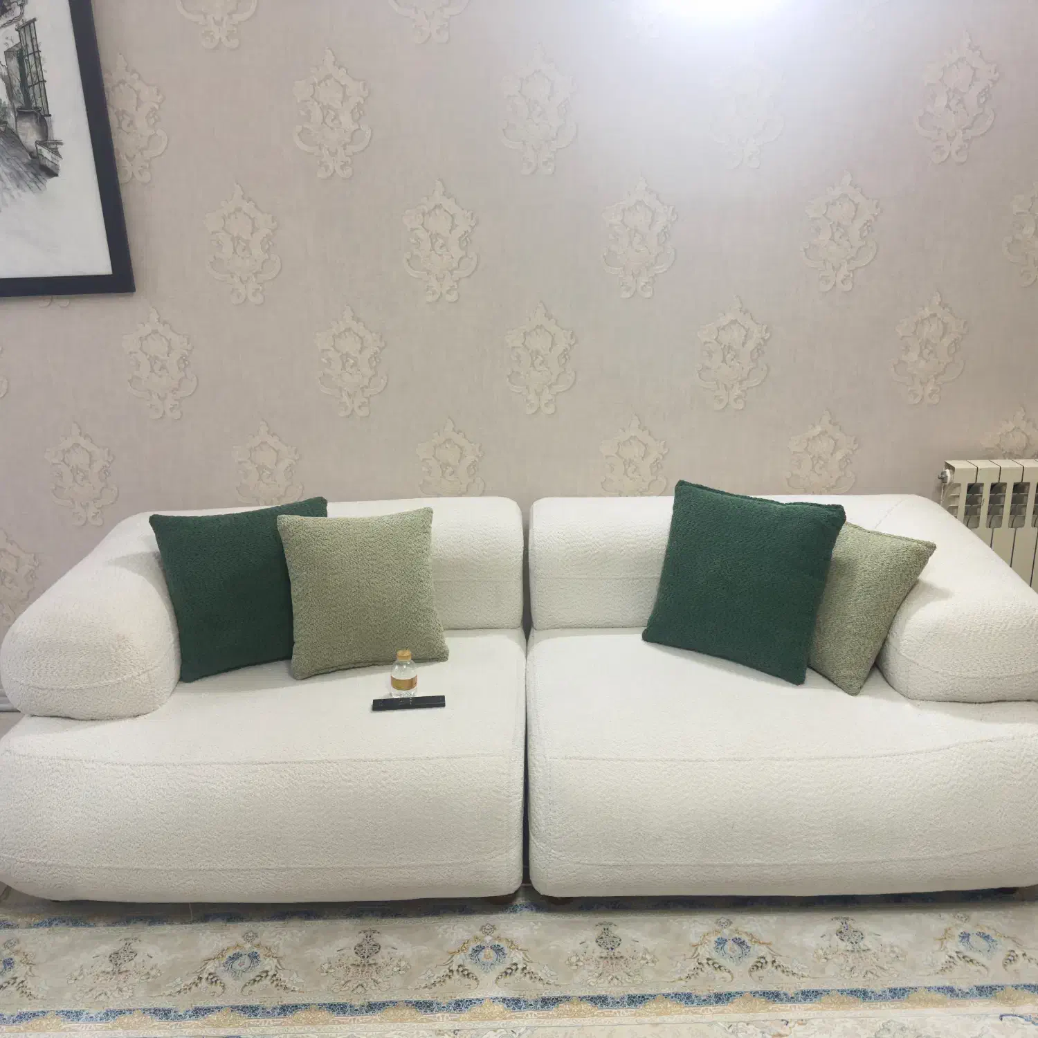 مبل ۷نفره در حد نو فقط ۲ماه استفاده شده|مبلمان خانگی و میز عسلی|تهران, شهرک نفت|دیوار