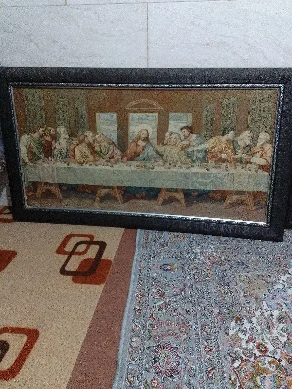 دو عدد تابلو فرش و نقاشی|تابلو فرش|بندرعباس, |دیوار