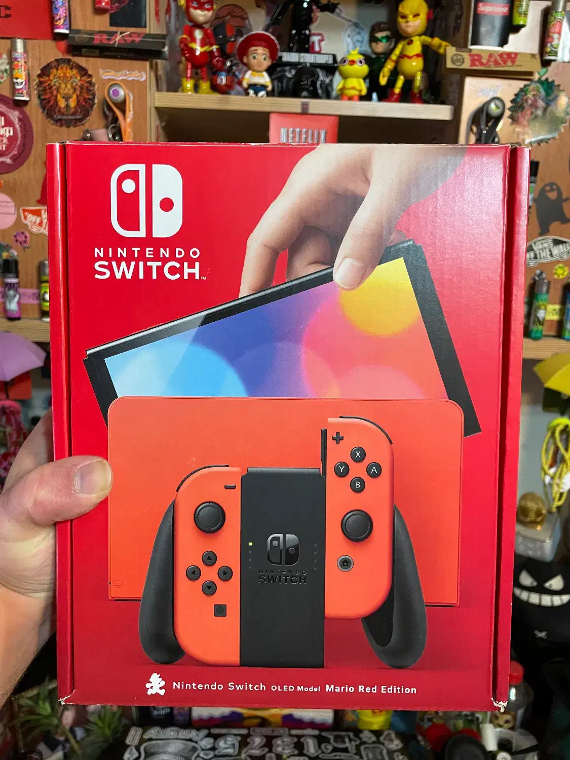 Nintendo switch oled Mario edtion نینتندو سوییچ|کنسول، بازی ویدئویی و آنلاین|تهران, قزل قلعه|دیوار