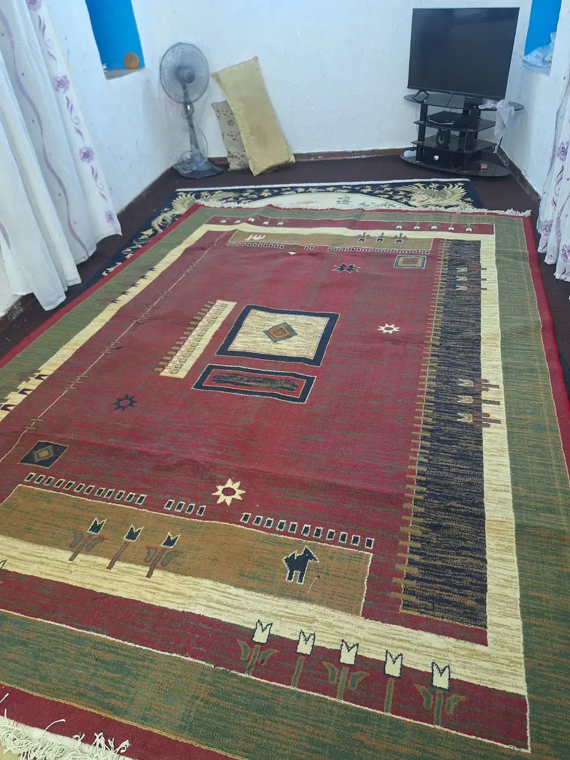 فرش|فرش|مسجد سلیمان, |دیوار