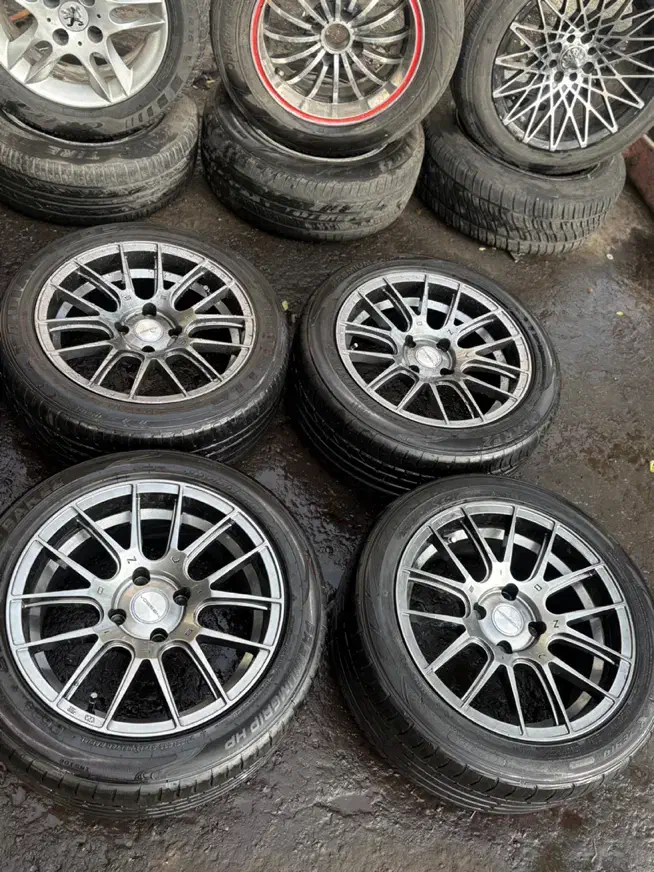 رینگ اسپورت شاخ گوزنی سایز ۱۶ ووسن با لاستیک|قطعات یدکی و لوازم جانبی|تبریز, |دیوار