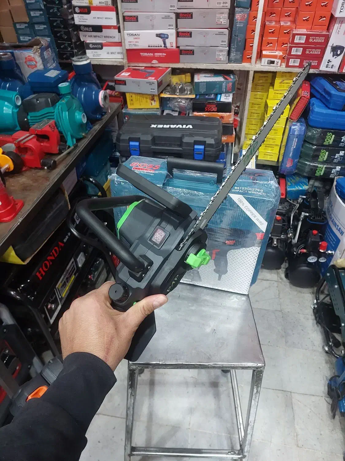 اره شارژی پی ای پی تیغ ۳۰ سانت اره برقی PAP|ماشین‌آلات صنعتی|شیراز, بازار|دیوار