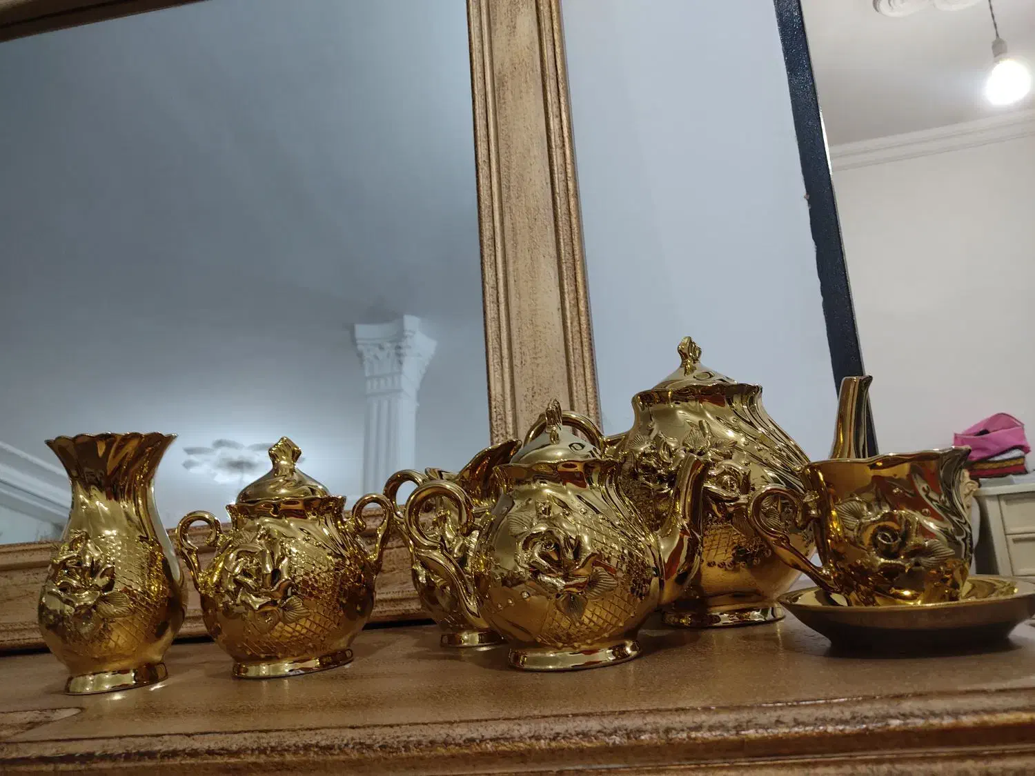 سرویس کامل صبحانه خوری|ظروف سرو و پذیرایی|قره ضیاالدین, |دیوار