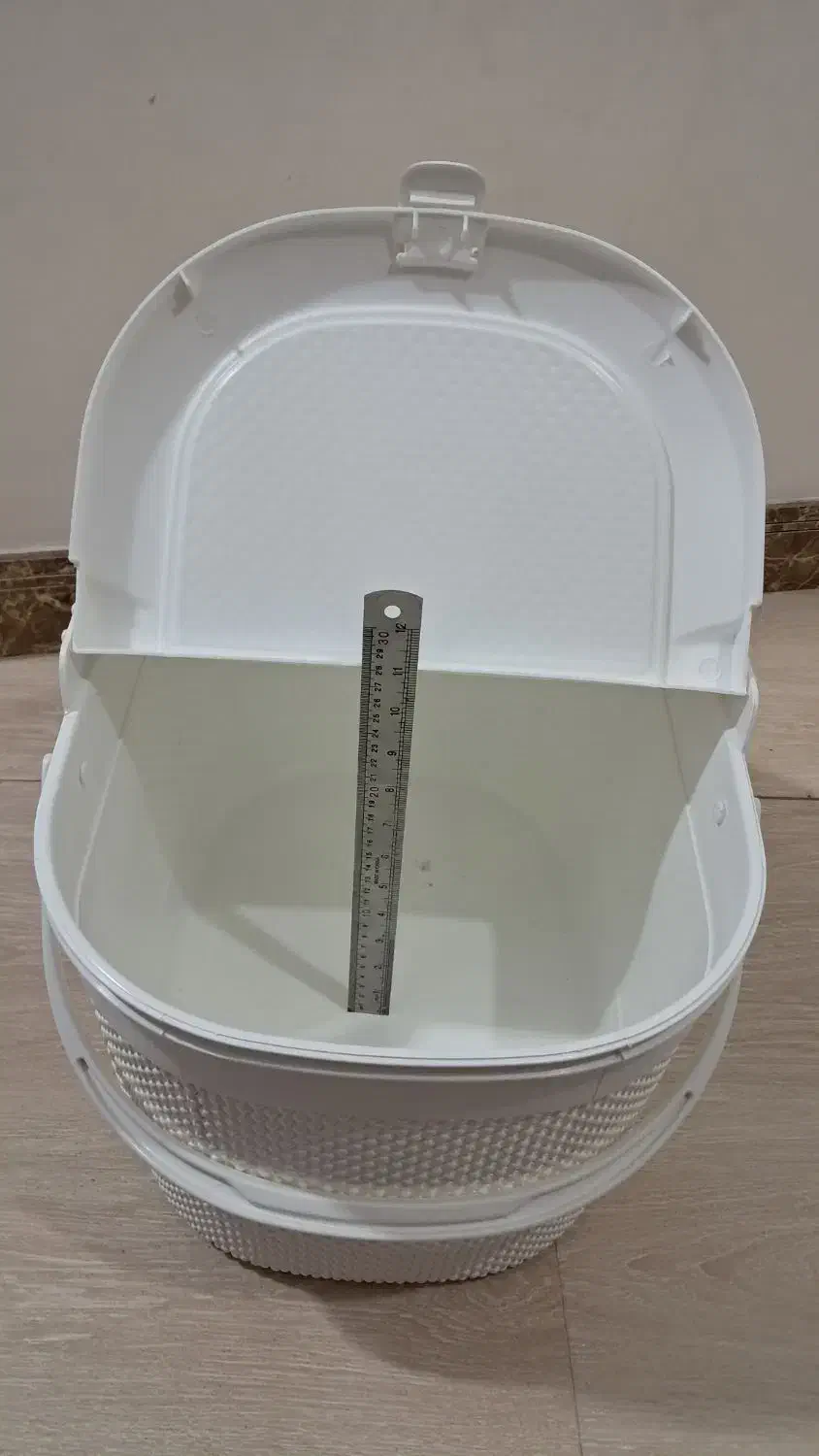 سبد پیک نصیر پلاستیکی و حصیری پارچه ای|ظروف نگهدارنده، پلاستیکی، یک‌بارمصرف|ساری, |دیوار