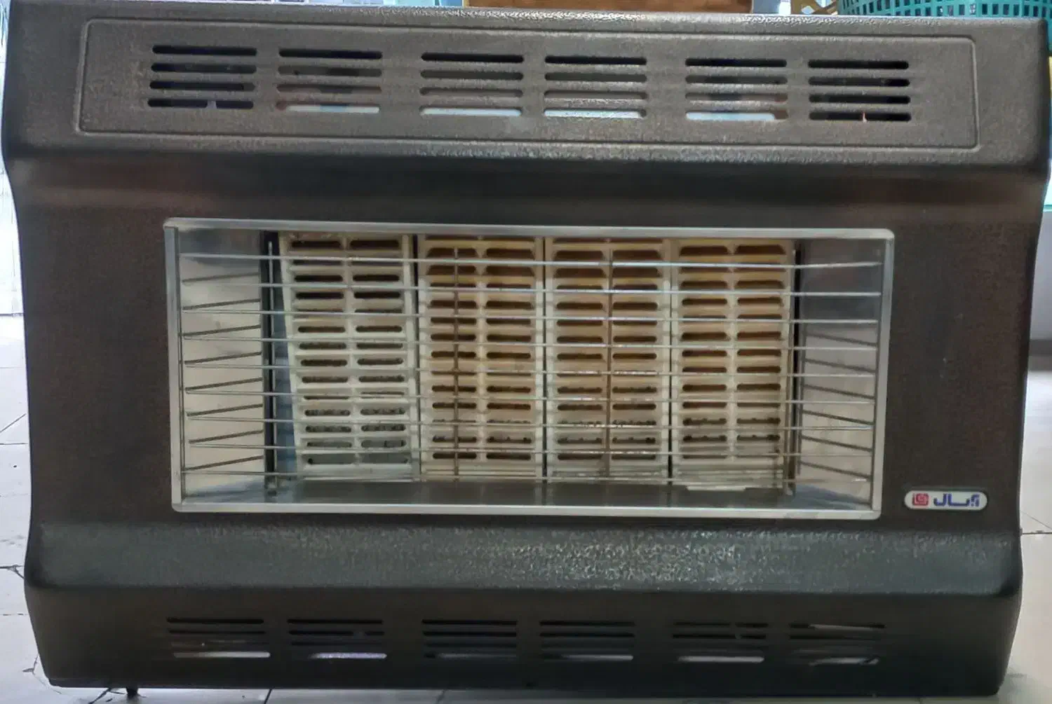 بخاری گازی دیواری طرح شومینه ای|بخاری، هیتر، شومینه|ارومیه, |دیوار