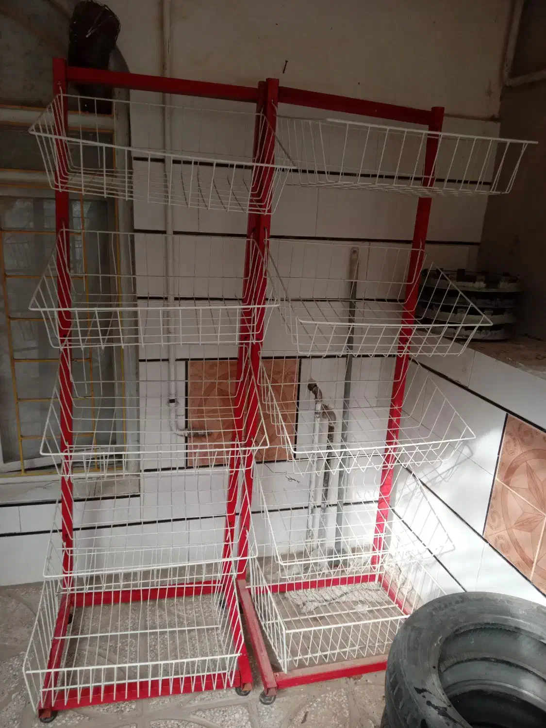 قفسه ۵ط سوپرمارکتی وانبار نوزیرقیمت بازار فوری|فروشگاه و مغازه|تویسرکان, |دیوار