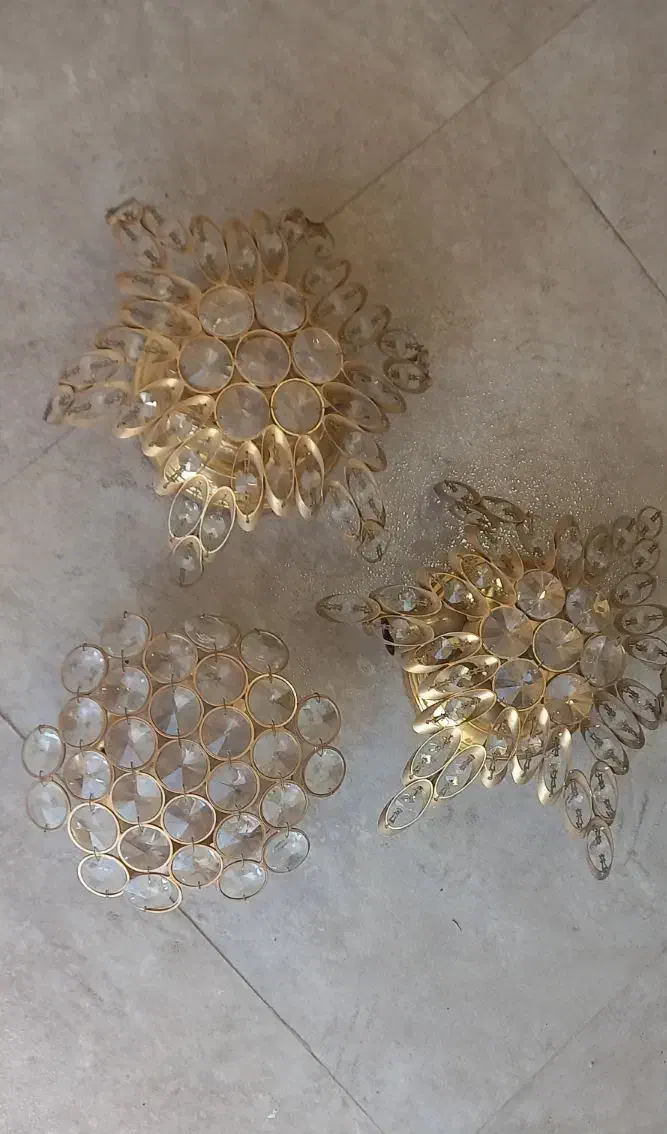 سه عدد لوستر دیواری در حد نو|لوستر و چراغ آویز|کرمانشاه, |دیوار