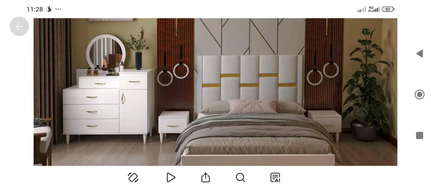 مدل پازل|تخت و سرویس خواب|شوش, |دیوار