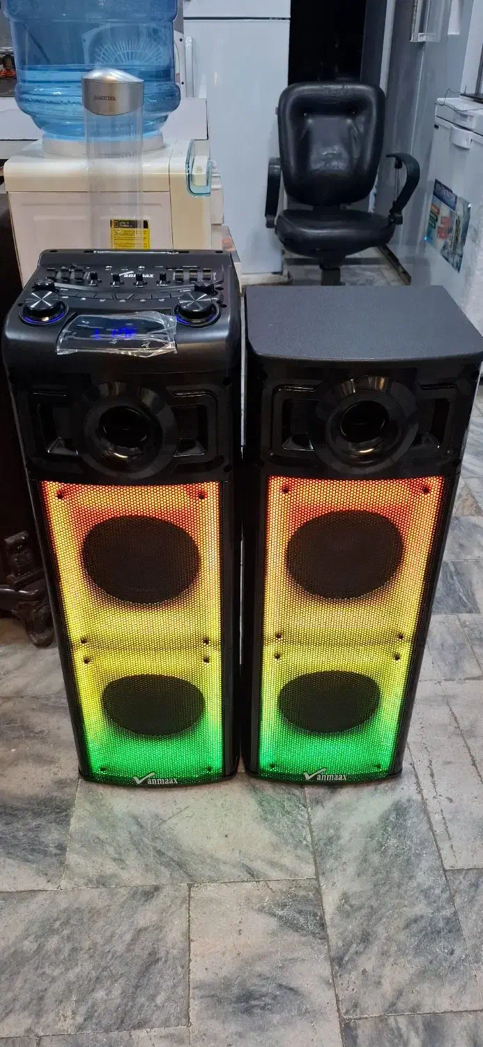 سینما خانواده اسپیکر جفتی باند رقص نور vanmaax|سیستم صوتی خانگی|مشهد, تلگرد|دیوار