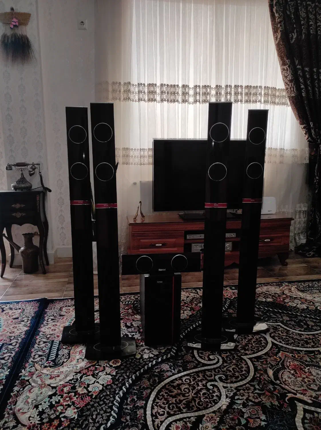 سینما خانواده مارشال (اصل)|سیستم صوتی خانگی|رشت, پل تالشان|دیوار