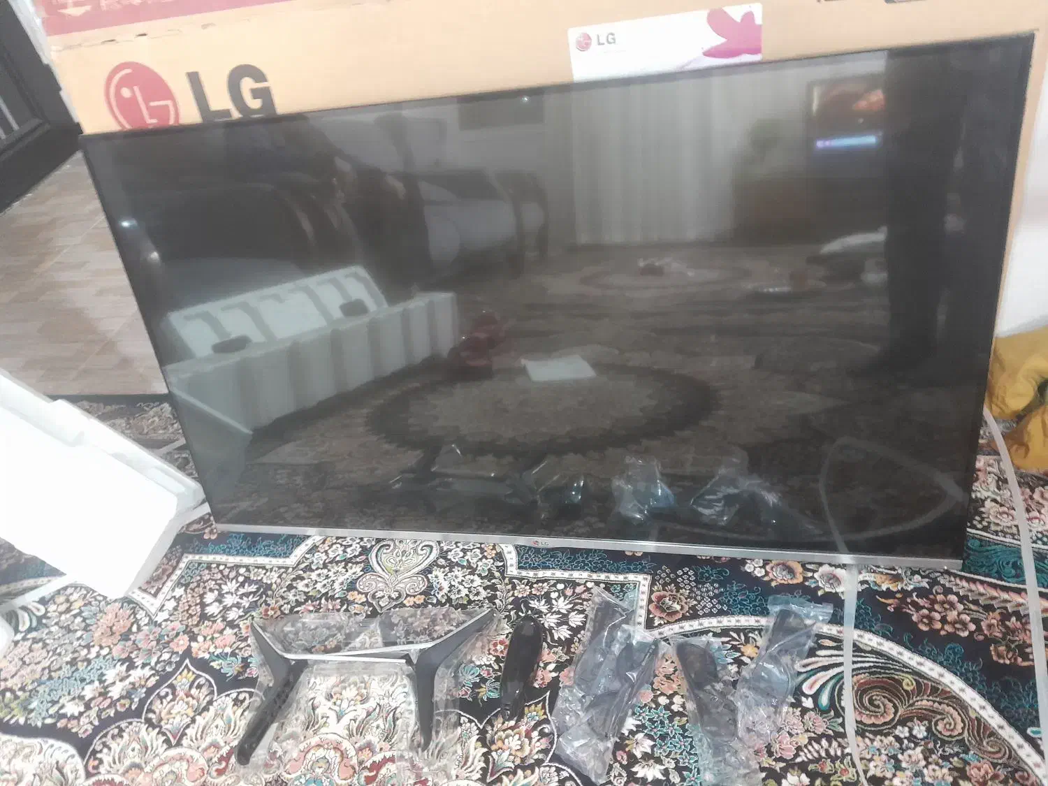 ۴۹اینچ ال جی ۴k اصل کره.سه بعدی|تلویزیون و پروژکتور|اسلام‌شهر, مسکن مهر اسلاشهر (شهرک امام خمینی)|دیوار