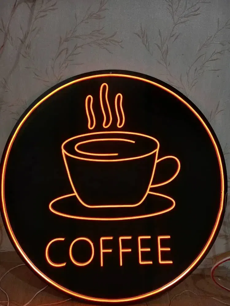 تابلو نئون شات قهوه|ریسه و چراغ تزئینی|کرمان, |دیوار