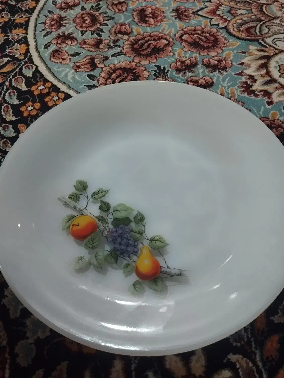 خورشت و پلو خوری گل میوه عتیقه اصل فرانسه|ظروف سرو و پذیرایی|تهران, مشیریه|دیوار