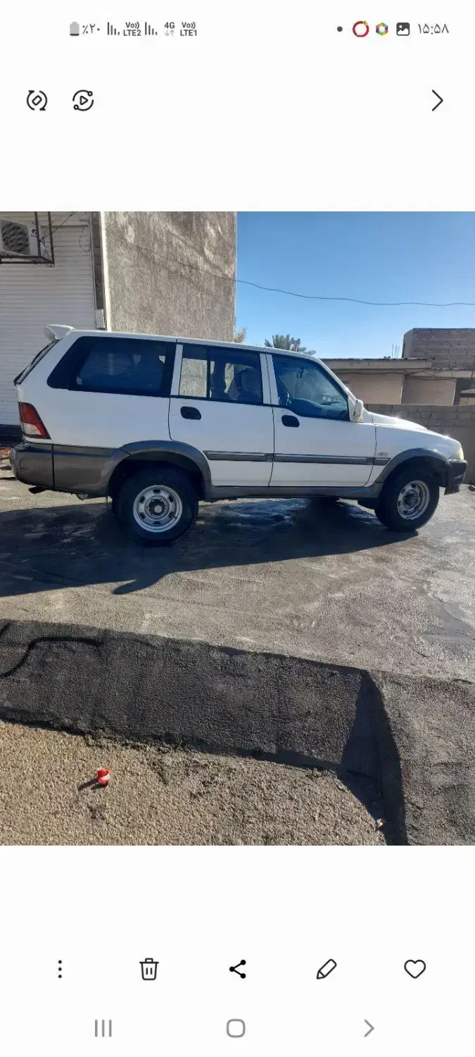 موسو۲۳۰۰دنده چهارسیلندر  مدل ۸۴ بدون نقطه رنگ|خودرو سواری و وانت|تهران, خانی آباد نو شمالی|دیوار