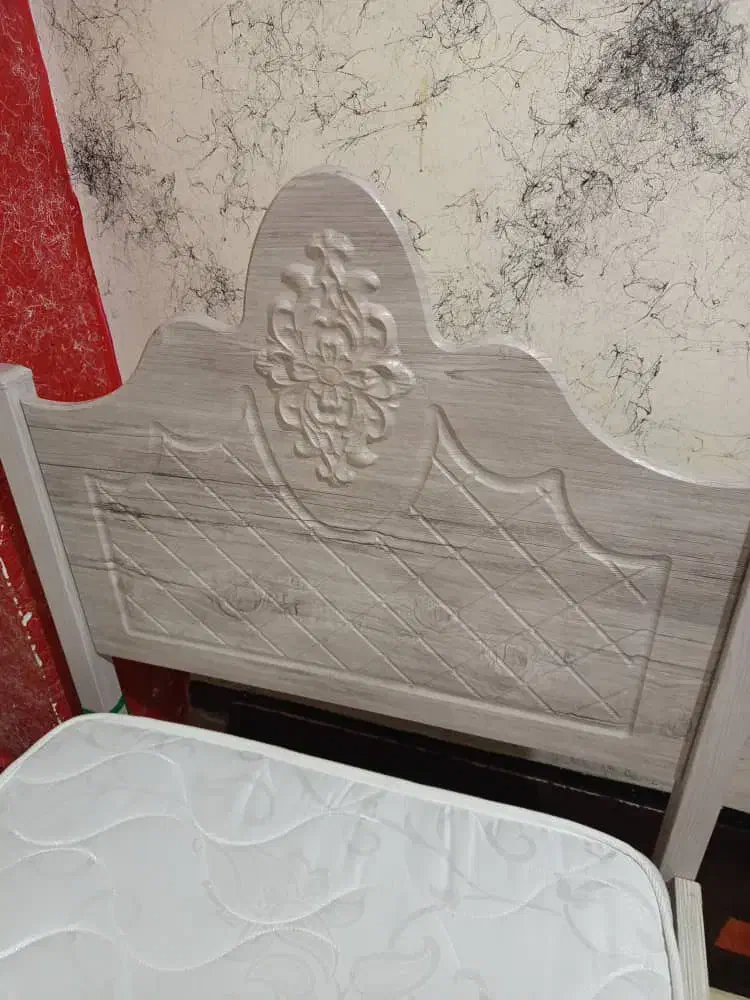 تخت ام دی اف تک نفره نو|تخت و سرویس خواب|مسجد سلیمان, |دیوار