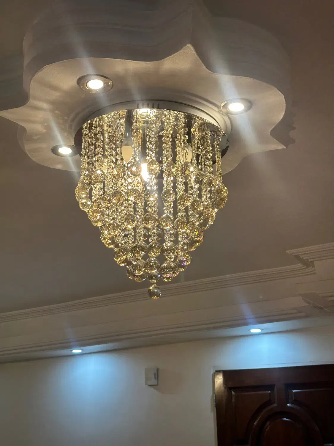 لوستر کریستال|لوستر و چراغ آویز|تهران, شهران جنوبی|دیوار