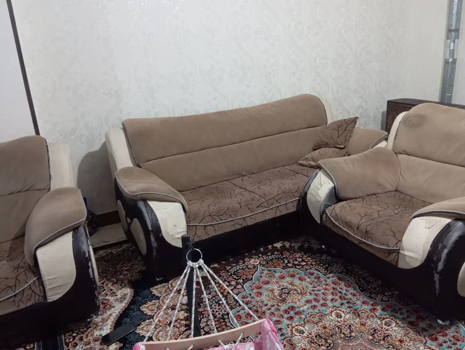 مبل راحتی کارکرده|مبلمان خانگی و میز عسلی|کرج, شهرک جهان آرا|دیوار