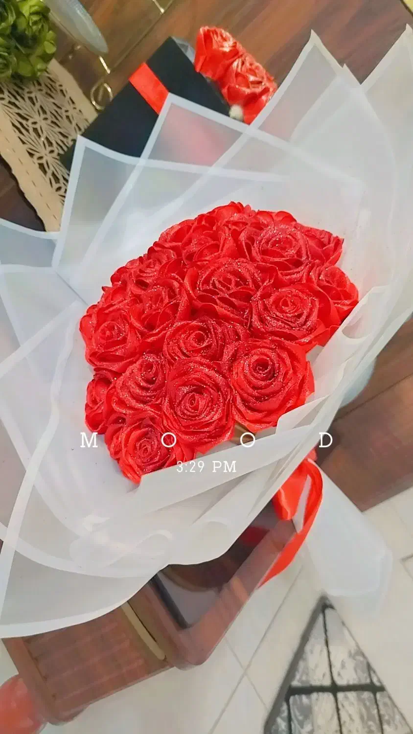 گل رز روبانی|گل مصنوعی|قم, شهرک مهدیه (مدرس)|دیوار