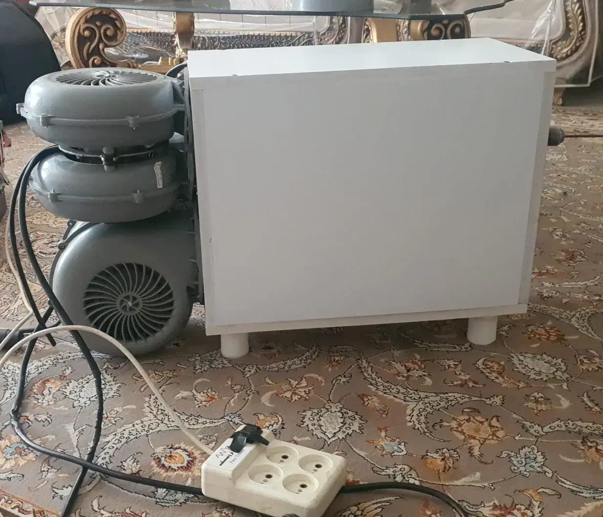 لوله خرطومی فلکسیبل پدسلولزی سایلنت باکس فن حلزونی|قطعات و لوازم جانبی رایانه|شیراز, شهرک بزین|دیوار