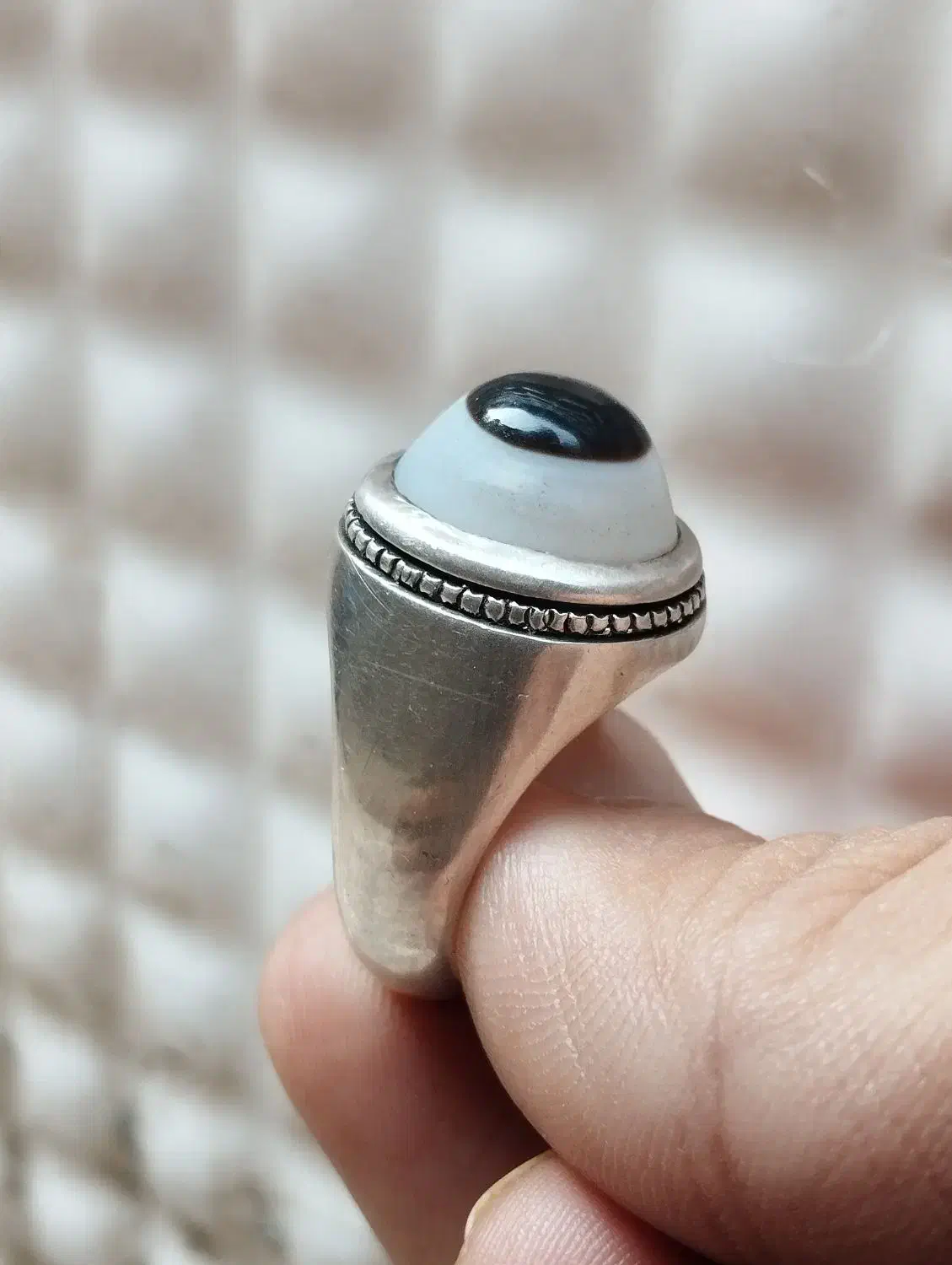 انگشتر نقره باباقوری|جواهرات|قم, نیروگاه|دیوار