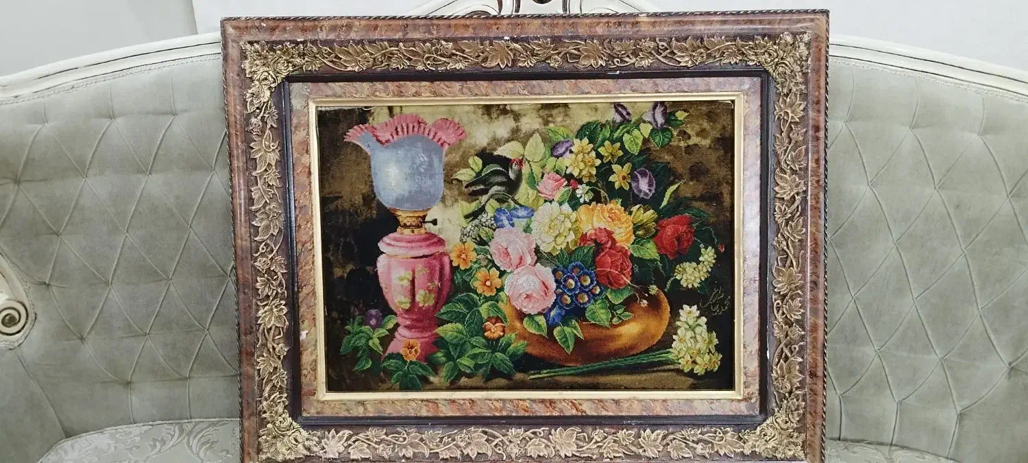 تابلو فرش دستبافت|تابلو فرش|مشهد, آزادشهر|دیوار