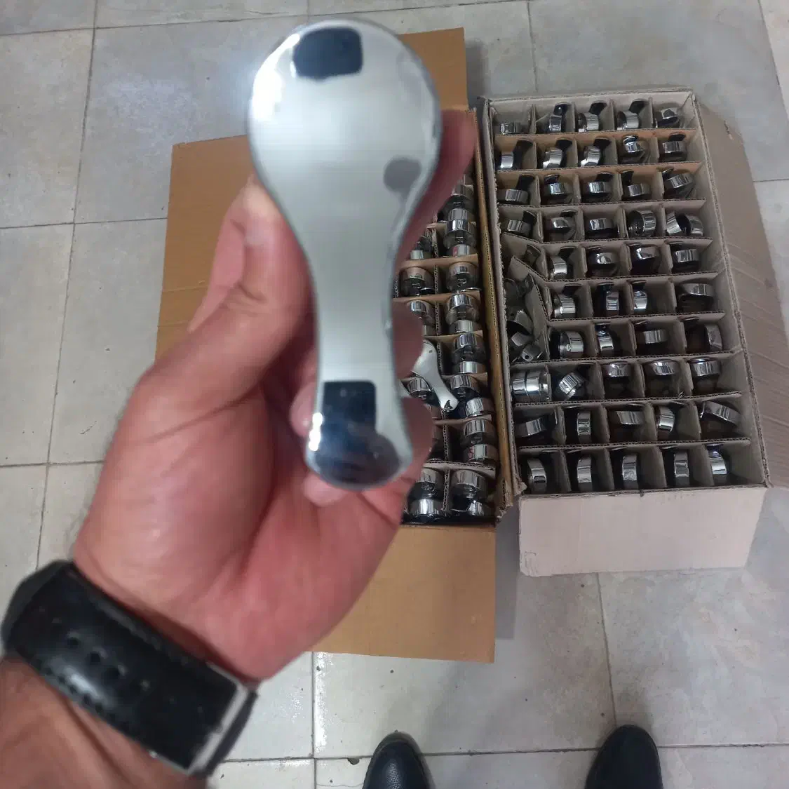 دسته اهرمی برنجی|لوازم سرویس بهداشتی|اهر, |دیوار