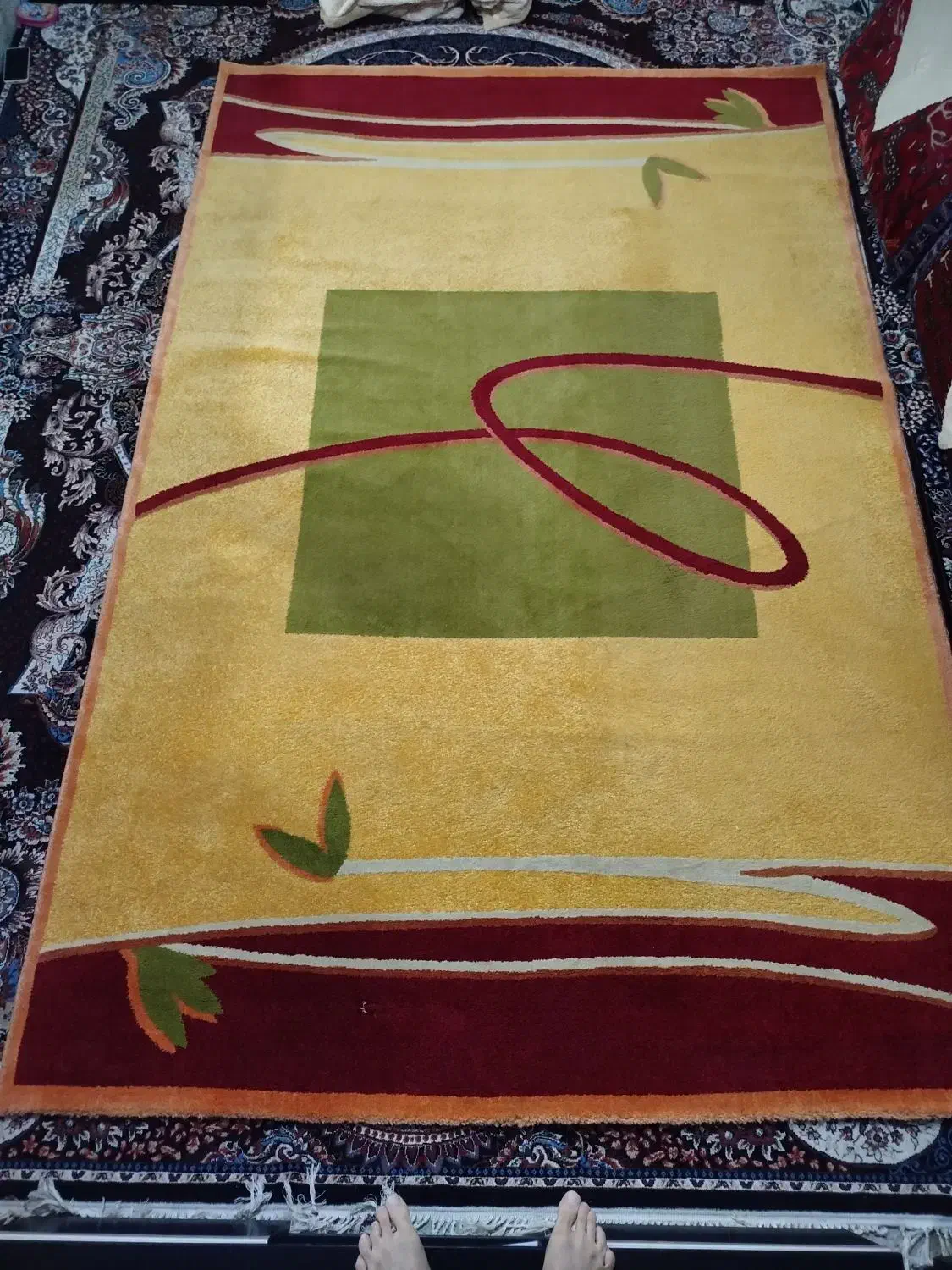 گلیم فرش 6متری پرمژه|فرش|بیرجند, |دیوار