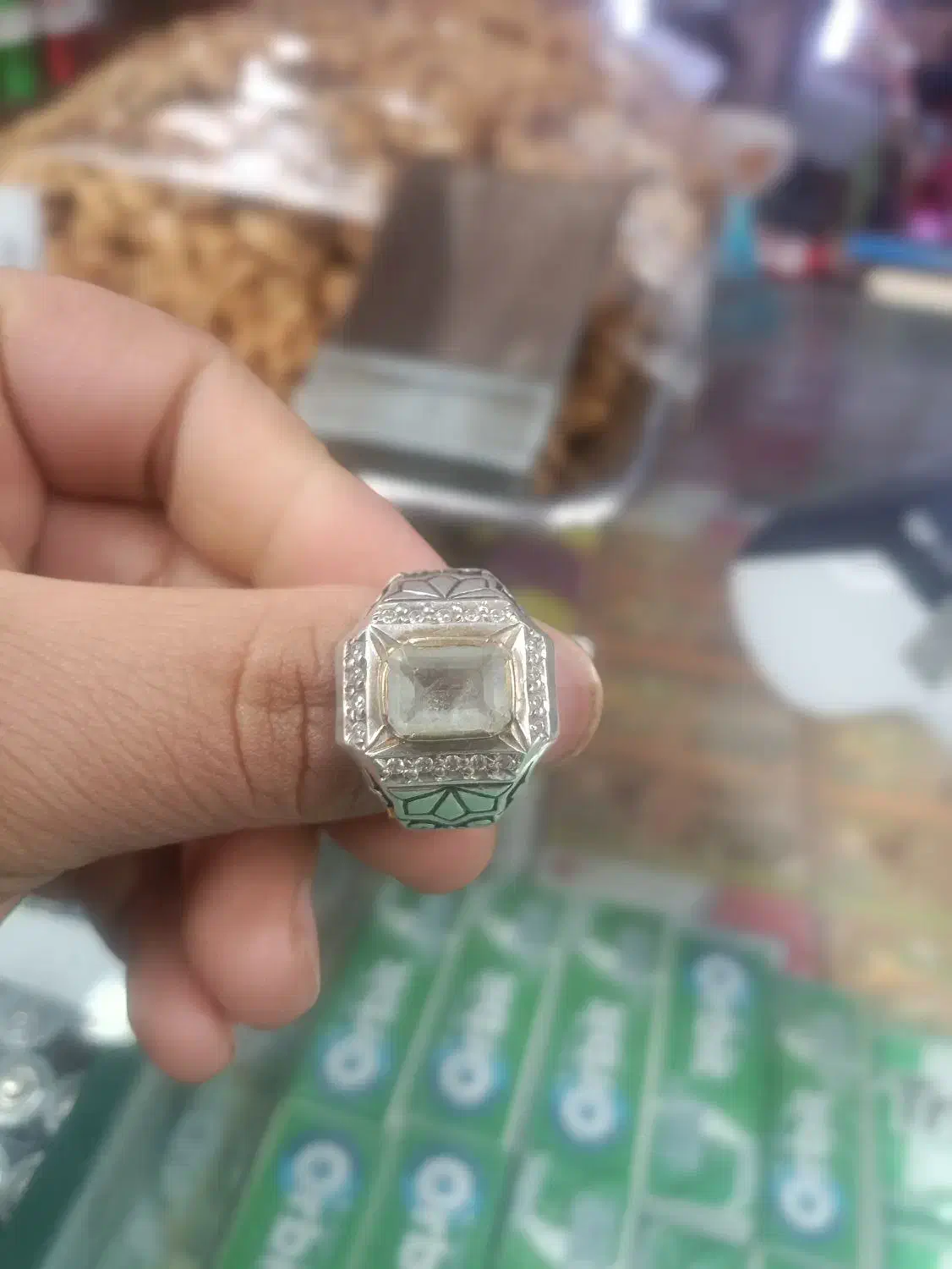 انگشتر اکوامرین اصل|جواهرات|مشهد, چهارباغ|دیوار