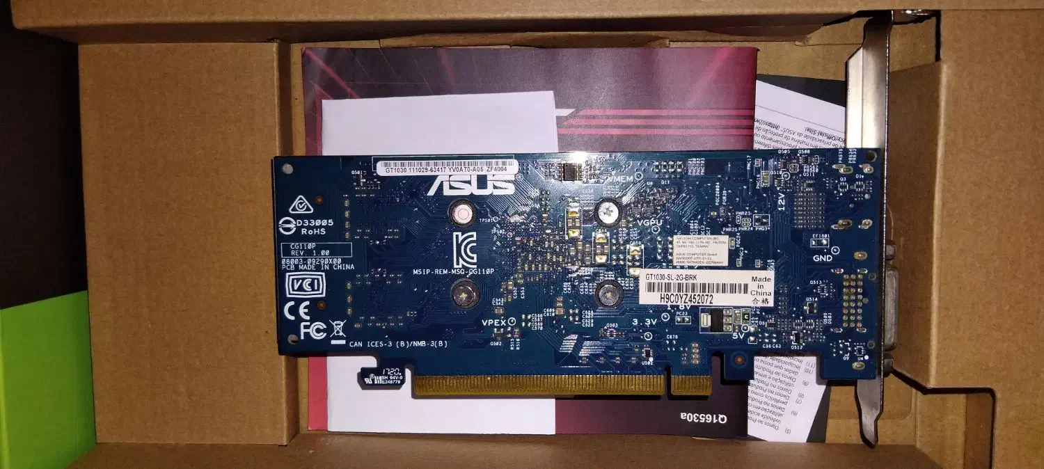 کارت گرافیک ایسوس مدل GT1030-2G-BRK GDDR5|قطعات و لوازم جانبی رایانه|شیراز, تندگویان|دیوار