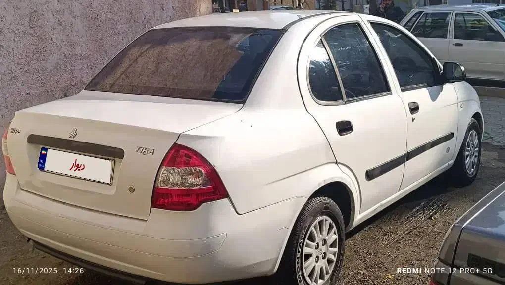 تیبا1 مدل94 دوگانه شرکت|خودرو سواری و وانت|محمدیه-قزوین, |دیوار