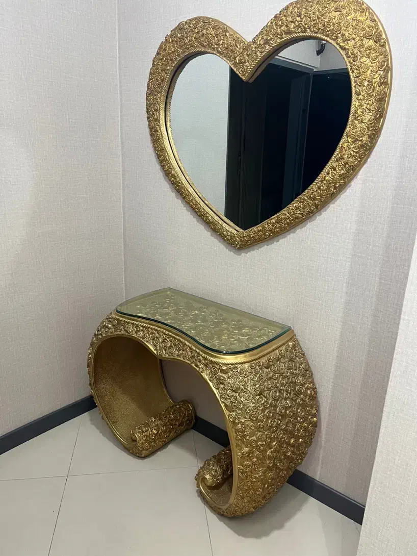 میزوآینه قلب|بوفه، ویترین، کنسول|رباط‌کریم, رباط‌کریم|دیوار