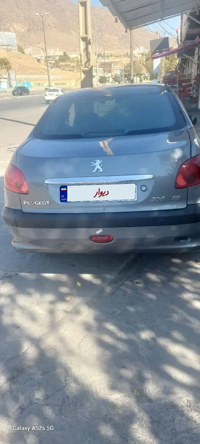 پژو206sd v8|خودرو سواری و وانت|تهران, شمشیری|دیوار