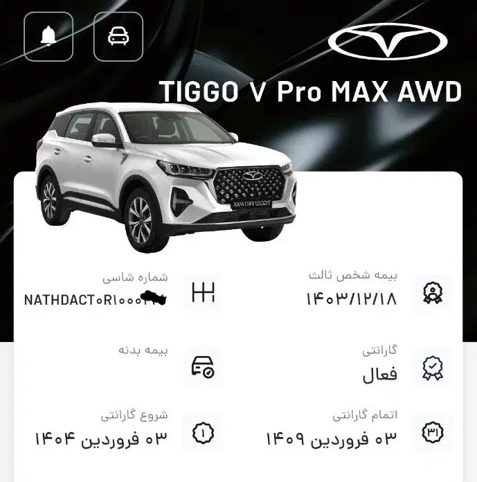 تیگو۷پرومکس دو دف AWD کارکرد۱۹۰۰|خودرو سواری و وانت|پارس‌آباد, |دیوار
